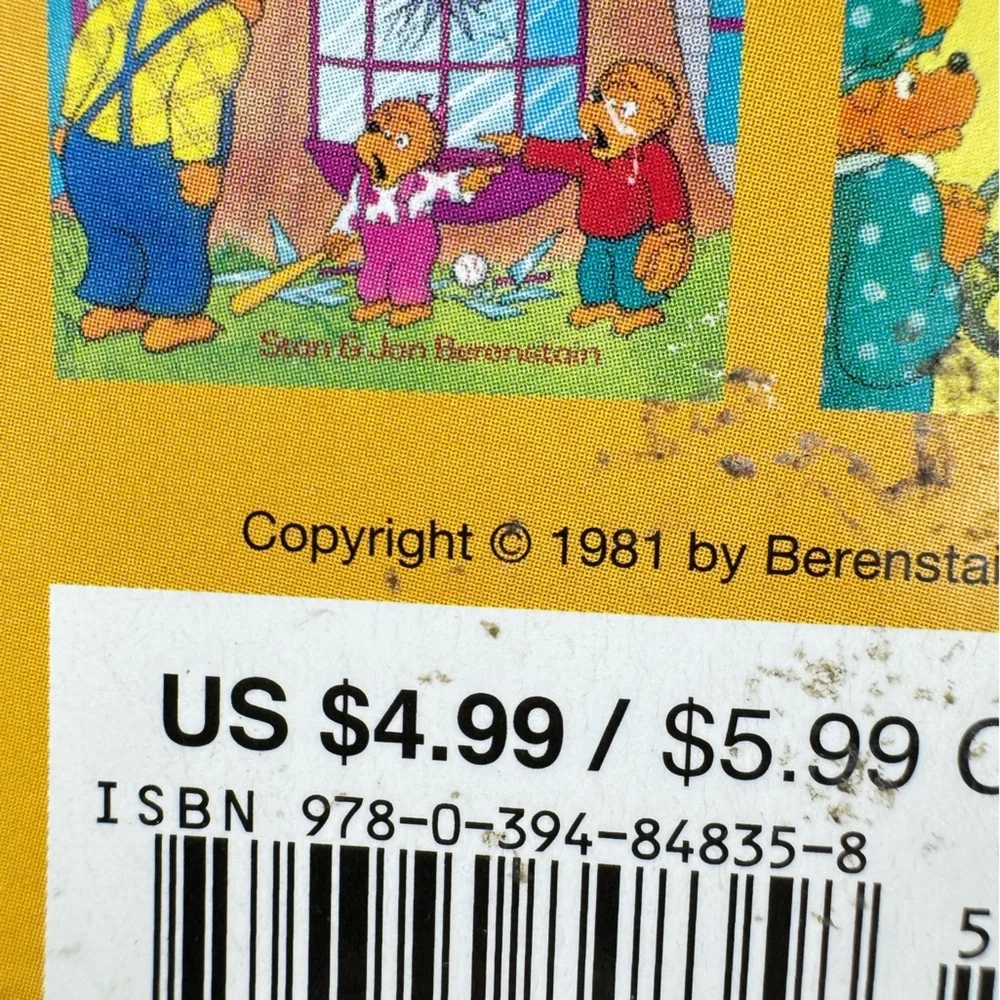 Vintage set of 7 Berenstain Bears Book lot from the 80’s-90’s - Picture 10 of 15